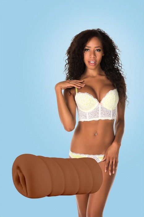 Коричневый мастурбатор-вагина BRIANNA - Dream Toys - в Бердске купить с доставкой