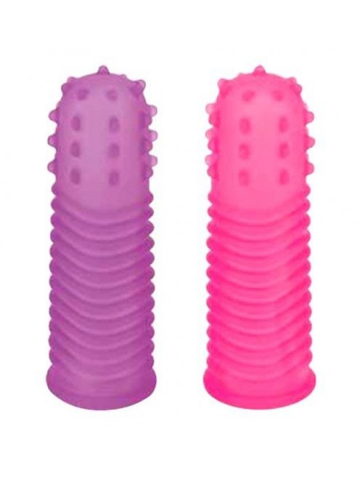 Набор из 2 насадок на пальцы Lust Finger Sleeves - Seven Creations