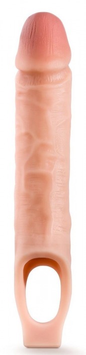 Телесная насадка на пенис 10 Inch Cock Sheath Extender - 25 см. - Blush Novelties - в Бердске купить с доставкой