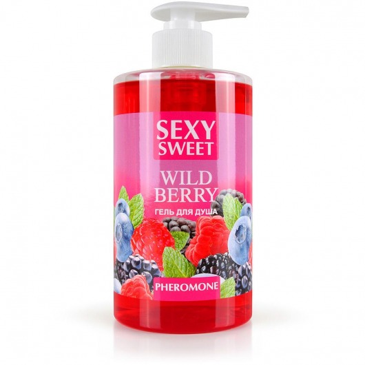 Гель для душа Sexy Sweet Wild Berry с ароматом лесных ягод и феромонами - 430 мл. -  - Магазин феромонов в Бердске