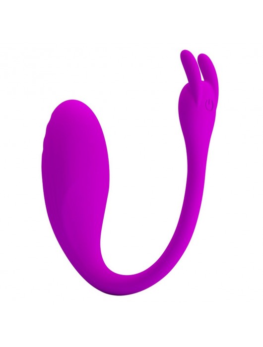 Лиловое виброяйцо Catalina с управлением через приложение - Baile