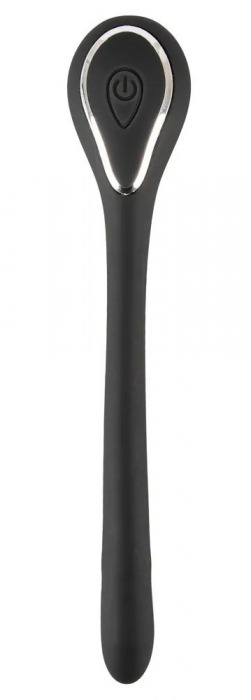 Черный гибкий уретральный стимулятор с вибрацией Vibrating Bendable Dilator - 13,5 см. - Orion - купить с доставкой в Бердске