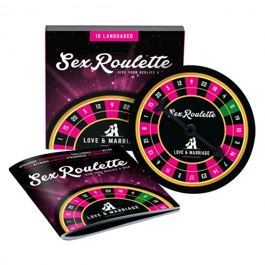 Настольная игра-рулетка Sex Roulette Love   Marriage - Tease&Please - купить с доставкой в Бердске