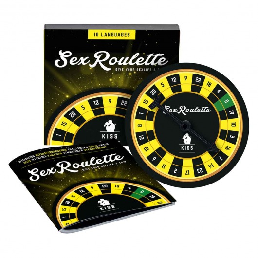 Настольная игра-рулетка Sex Roulette Kiss - Tease&Please - купить с доставкой в Бердске