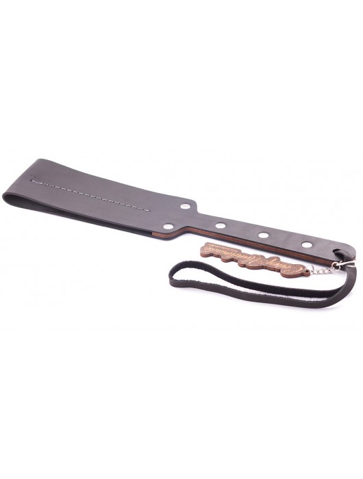 Гладкий мягкий удлиненный пэддл с заклепками - 32 см. - Crazy Handmade - купить с доставкой в Бердске