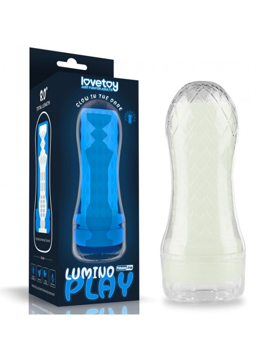 Светящийся в темноте мастурбатор Lumino Play Masturbator Pocketed - Lovetoy - в Бердске купить с доставкой