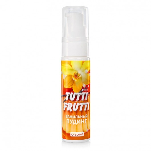 Интимный гель на водной основе Tutti-Frutti  Ванильный пудинг  - 30 гр. - Биоритм - купить с доставкой в Бердске