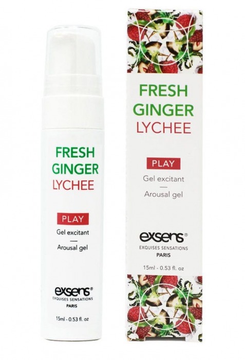 Возбуждающий гель Fresh Ginger Lychee Arousal Gel - 15 мл. - Exsens - купить с доставкой в Бердске