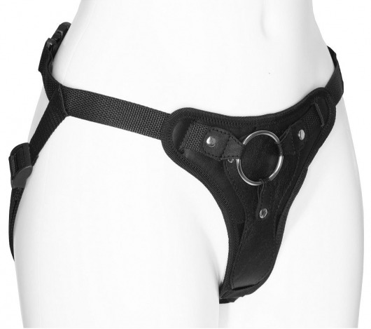 Женские трусики для фиксации насадки кольцом с внутренней насадкой - LOVETOY (А-Полимер) - купить с доставкой в Бердске