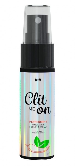 Клиторальный возбуждающий спрей Clit Me On Peppermint - 12 мл. - INTT - купить с доставкой в Бердске