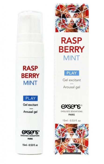 Возбуждающий гель Raspberry Mint с ароматом малины и мяты - 15 мл. - Exsens - купить с доставкой в Бердске