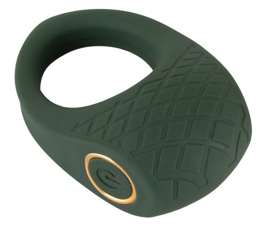 Зеленое эрекционное виброкольцо Luxurious Vibro Cock Ring - Orion - в Бердске купить с доставкой