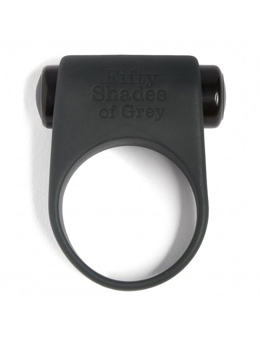 Серое эрекционное кольцо с вибрацией Feel It, Baby! - Fifty Shades of Grey - в Бердске купить с доставкой