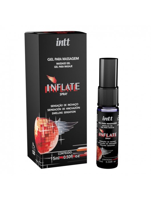 Мужской возбуждающий спрей Inflate - 15 мл. - INTT - купить с доставкой в Бердске