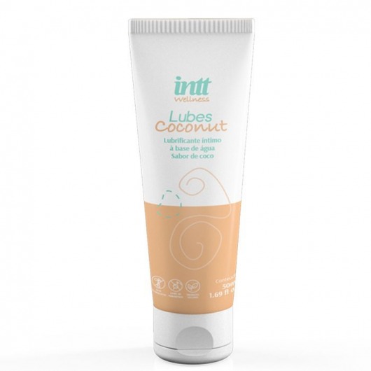 Лубрикант на водной основе Lubes Coconut с ароматом кокоса - 50 гр. - INTT - купить с доставкой в Бердске