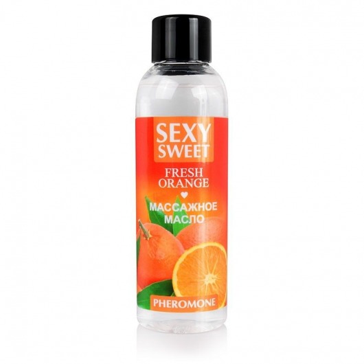 Массажное масло Sexy Sweet Fresh Orange с ароматом апельсина и феромонами - 75 мл. - Биоритм - купить с доставкой в Бердске
