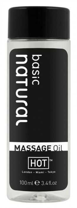 Массажное масло для тела Natural Basic - 100 мл. - HOT - купить с доставкой в Бердске