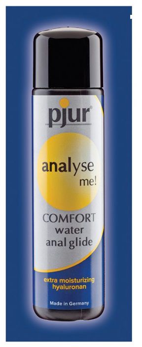 Анальный лубрикант pjur ANALYSE ME Comfort Water Anal Glide - 2 мл. - Pjur - купить с доставкой в Бердске