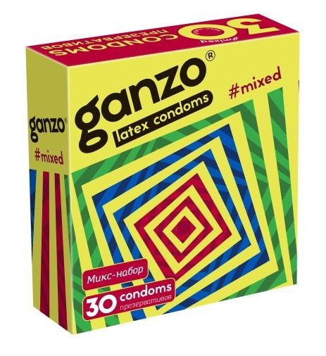 Микс-набор из 30 презервативов Ganzo Mixed - Ganzo - купить с доставкой в Бердске