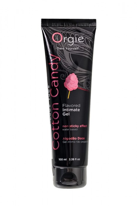 Интимный гель на водной осное Lube Tube Cotton Candy со вкусом сахарной ваты - 100 мл. - ORGIE - купить с доставкой в Бердске