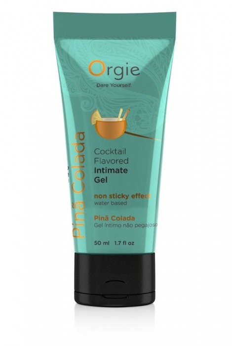 Съедобный интимный гель Orgie Lube Tube Cocktail Pina Colada - 50 мл. - ORGIE - купить с доставкой в Бердске