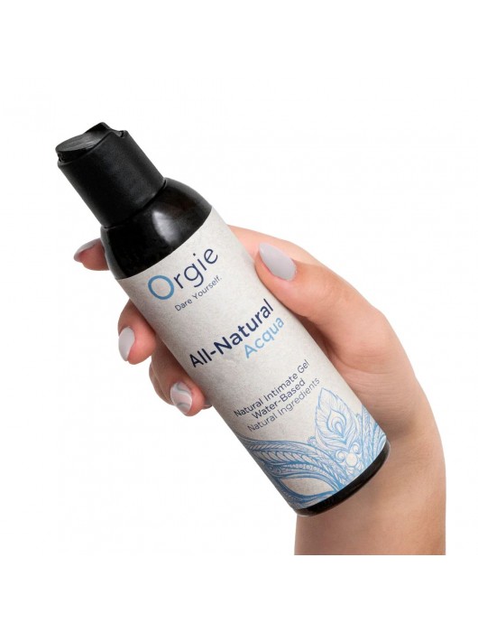 Интимный гель на водной основе Orgie All-Natural Acqua - 150 мл. - ORGIE - купить с доставкой в Бердске