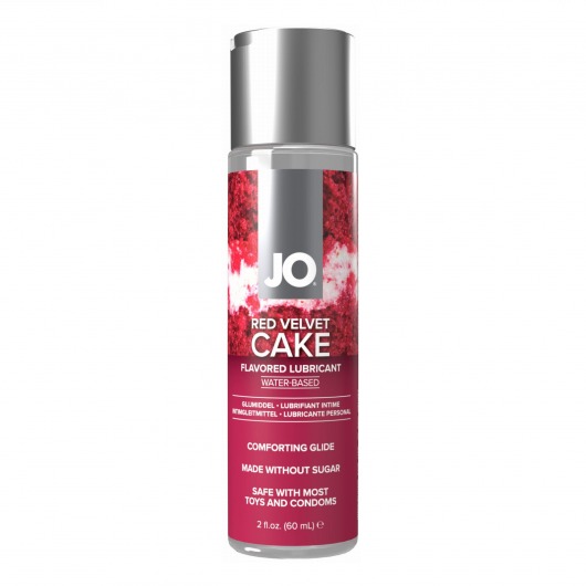 Лубрикант на водной основе JO H2O Red Velvet Cake Flavored Lubricant - 60 мл. - System JO - купить с доставкой в Бердске