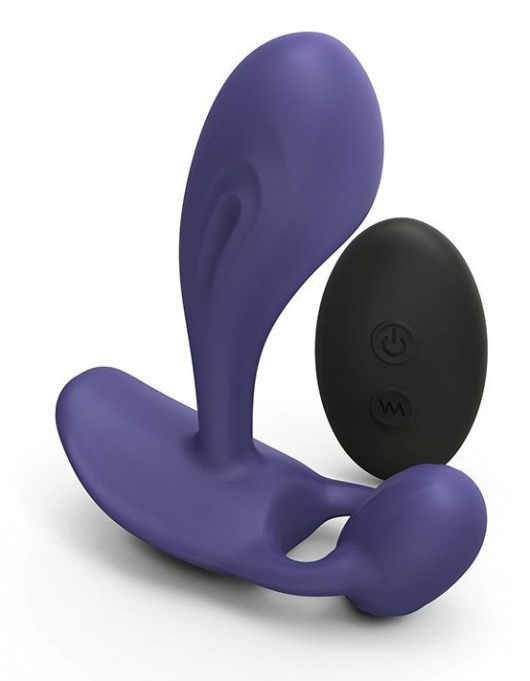 Темно-синий вибромассажер Witty P G Vibrator with Remote Control - Love to Love - в Бердске купить с доставкой