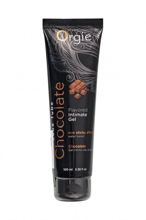 Интимный гель на водной основе Lube Tube Chocolate с шоколадным вкусом - 100 мл. - ORGIE - купить с доставкой в Бердске