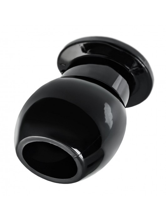 Черная анальная втулка Basic M - 6,5 см. - Toyfa Basic