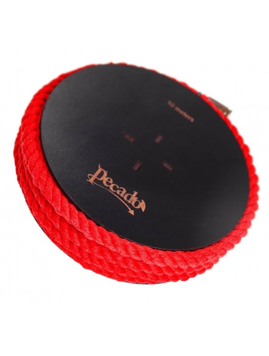 Красная веревка для шибари на катушке - 10 м. - Pecado - купить с доставкой в Бердске