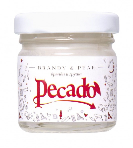 Массажная свеча Brandy   Pear - 35 мл. - Pecado - купить с доставкой в Бердске