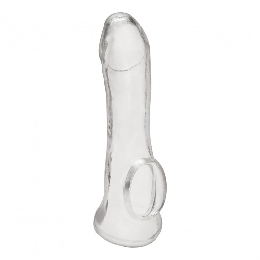 Прозрачная насадка на пенис Transparent Penis Enhancing Sleeve Extension - 15,9 см. - BlueLine - в Бердске купить с доставкой