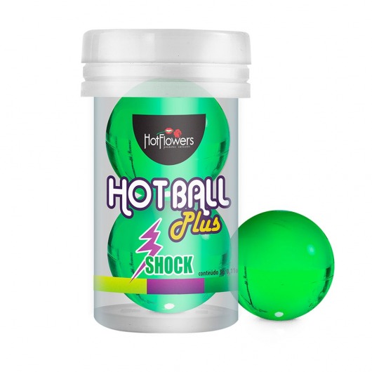 Лубрикант на силиконовой основе Hot Ball Plus с покалывающим эффектом (2 шарика по 3 гр.) - HotFlowers - купить с доставкой в Бердске
