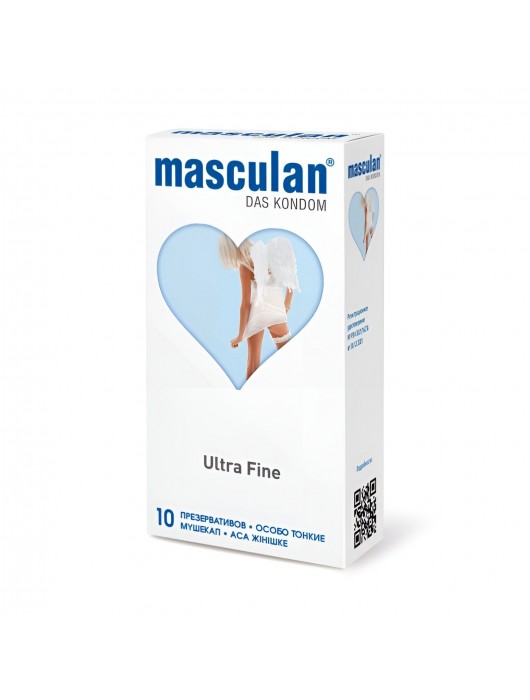 Ультратонкие презервативы Masculan Ultra Fine с обильной смазкой - 10 шт. - Masculan - купить с доставкой в Бердске
