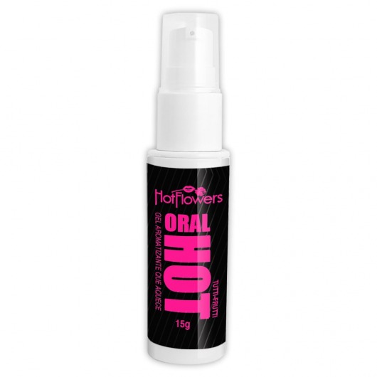 Гель для оральных ласк Oral Hot с согревающим эффектом - 15 гр. - HotFlowers - купить с доставкой в Бердске
