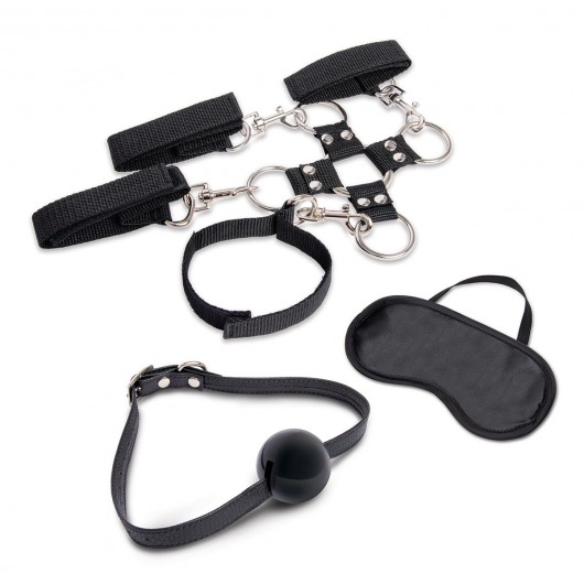 Набор для фиксации из 7 предметов Hogtie   Ball Gag Kit - Lux Fetish - купить с доставкой в Бердске