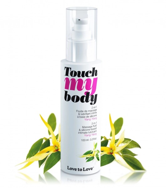 Силиконовый лубрикант 2-в-1 Touch My Body с ароматом иланг-иланга - 100 мл. - Love to Love - купить с доставкой в Бердске
