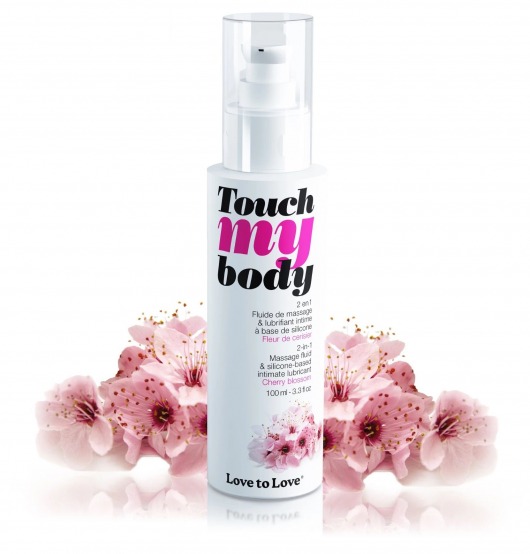 Силиконовый лубрикант 2-в-1 Touch My Body с ароматом вишнёвого цвета - 100 мл. - Love to Love - купить с доставкой в Бердске