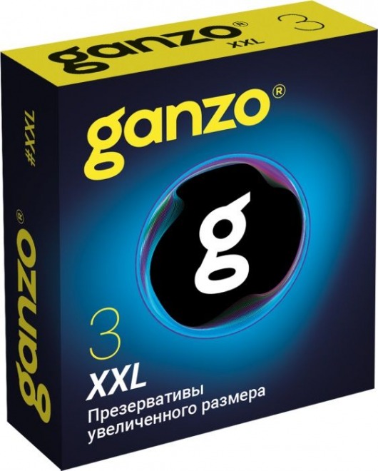 Презервативы увеличенного размера Ganzo XXL - 3 шт. - Ganzo - купить с доставкой в Бердске