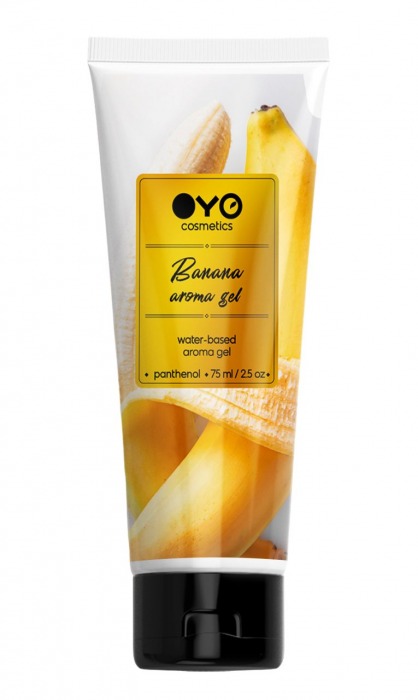 Лубрикант на водной основе OYO Aroma Gel Banana с ароматом банана - 75 мл. - OYO - купить с доставкой в Бердске