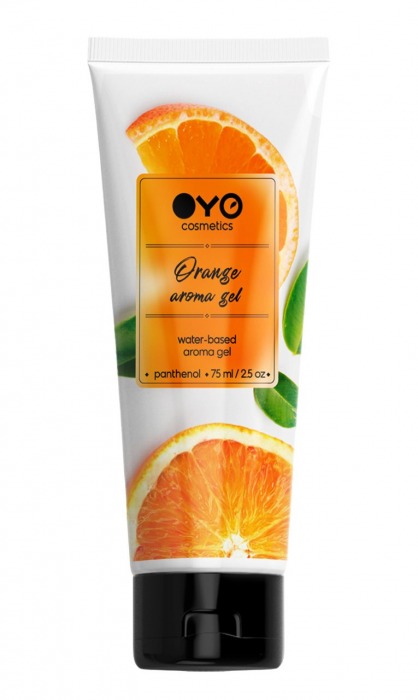 Лубрикант на водной основе OYO Aroma Gel Orange с ароматом апельсина - 75 мл. - OYO - купить с доставкой в Бердске