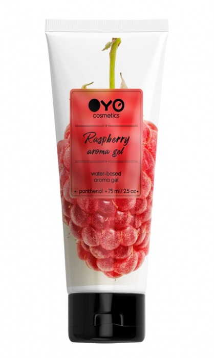 Лубрикант на водной основе OYO Aroma Gel Raspberry с ароматом малины - 75 мл. - OYO - купить с доставкой в Бердске