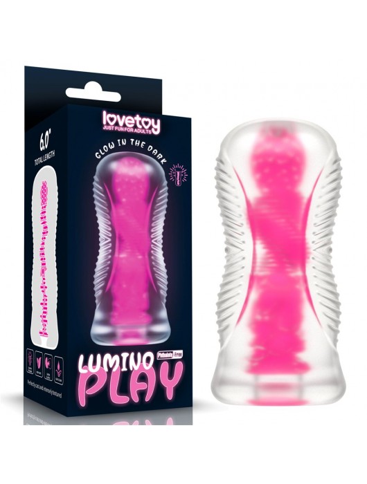 Светящийся в темноте мастурбатор 6.0 Lumino Play Masturbator - Lovetoy - в Бердске купить с доставкой