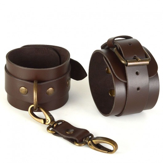 Коричневые наручники IDEAL - Sitabella - купить с доставкой в Бердске