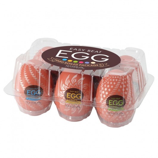 Набор из 6 мастурбаторов-яиц Tenga Egg Variety Pack V - Tenga - в Бердске купить с доставкой