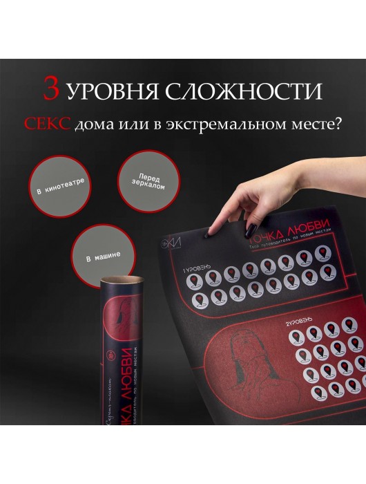 Плакат для двоих  Точка любви  со скретч-слоем - Сима-Ленд - купить с доставкой в Бердске