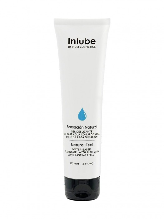 Интимный лубрикант с алоэ вера Inlube Natural Feel - 100 мл. - Nuei cosmetics - купить с доставкой в Бердске