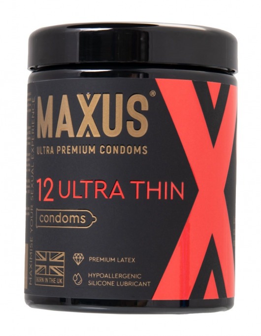 Ультратонкие презервативы MAXUS Ultra Thin - 12 шт. - Maxus - купить с доставкой в Бердске