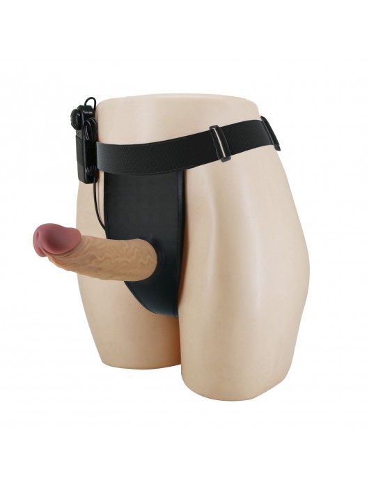 Полый вибрострапон на регулируемых трусиках Draven - 17,5 см. - Baile - купить с доставкой в Бердске